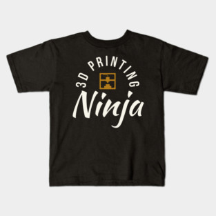 3D Printing Ninja - Funny 3D Printer Shirt Kids T-Shirt