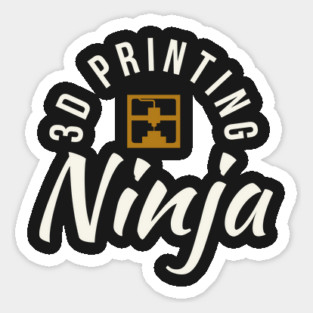 3D Printing Ninja - Funny 3D Printer Shirt Magnet