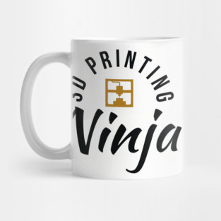 3D Printing Ninja - Funny 3D Printer Shirt Mug