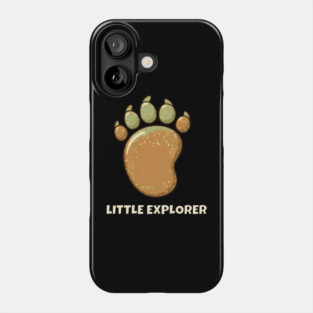 Cute Baby Bigfoot - Little Explorer - Kids & Toddler - Special Edition Front & Back Print Phone Case