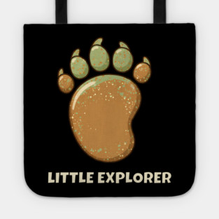 Cute Baby Bigfoot - Little Explorer - Kids & Toddler - Special Edition Front & Back Print Tote