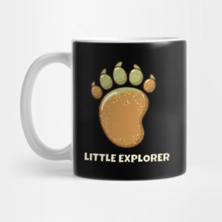 Cute Baby Bigfoot - Little Explorer - Kids & Toddler - Special Edition Front & Back Print Mug