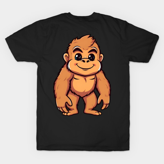 Cute Baby Bigfoot - Little Explorer - Kids & Toddler - Special Edition Front & Back Print by Pixel Threads 
