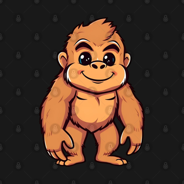 Cute Baby Bigfoot - Little Explorer - Kids & Toddler - Special Edition Front & Back Print by Pixel Threads 