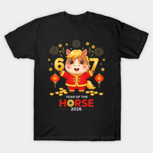 67 Meme Funny Chinese New Year 2026 Year Of The Horse T-Shirt