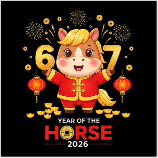 67 Meme Funny Chinese New Year 2026 Year Of The Horse Posters and Art