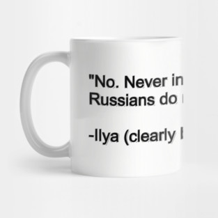 Heated Rivalry Shirts Ilya Rozanov Blushing Quote M10648 Mug