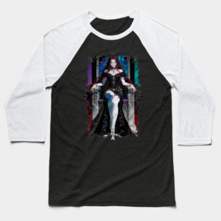 Vampire Female Baseball T-Shirt