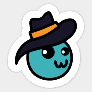 Blue Fedora - Tariik # 10186 Sticker
