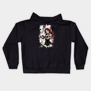 Vampire Goth girl Kids Hoodie