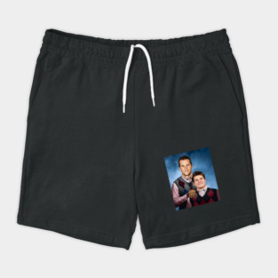 Drake Maye & Brady Step Brothers  New England Football Shorts