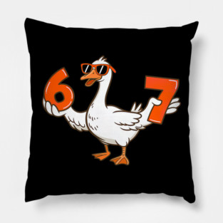 67 Meme Silly Goose 6 7 Six Seven Pillow