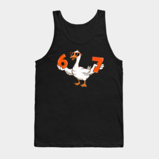67 Meme Silly Goose 6 7 Six Seven Tank Top