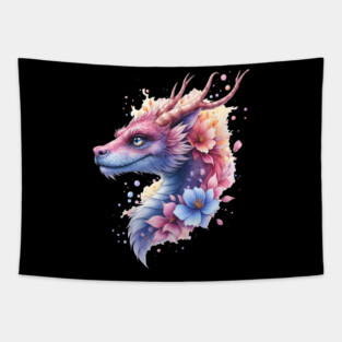 Gentle Guardian Dragon Tapestry
