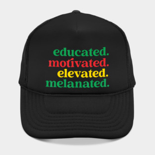 Education Is Freedom Black History Month Reading Teacher Illustration Hat