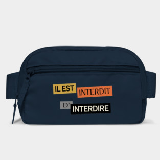 Il est Interdit d'Interdire, Forbidden Saying, Mai 68 Bag
