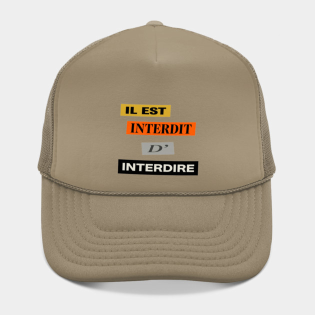 French Humor - Il est Interdit D'Interdire - Mai 68 by Art2Wear