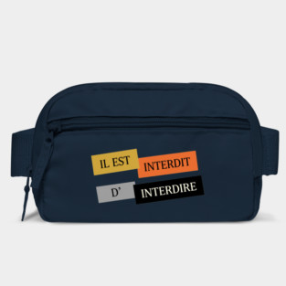 L'interdiction est interdite Mai 1968 Bag