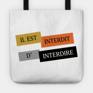 L'interdiction est interdite Mai 1968 Tote