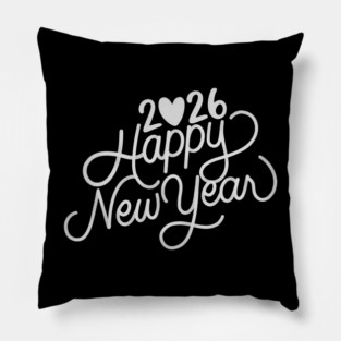 Happy New Year 2026 – New Year Vibes 2026 Pillow