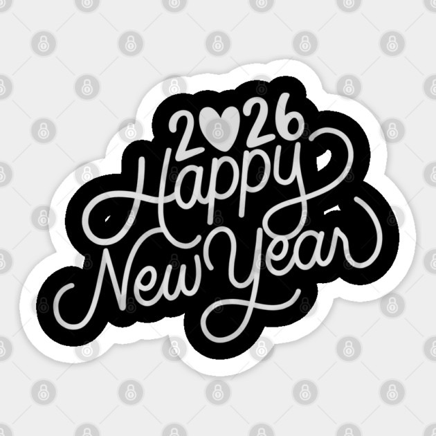 Happy New Year 2026 – New Year Vibes 2026 Sticker by BlackMeme94