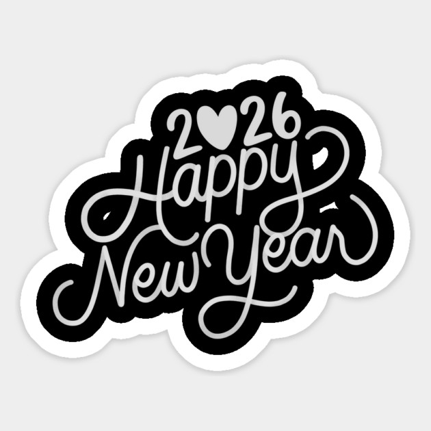 Happy New Year 2026 – New Year Vibes 2026 Magnet by BlackMeme94