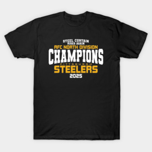 Steelers AFC North Champs 2025 T-Shirt