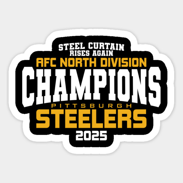 Steelers AFC North Champs 2025 Magnet by Nagorniak