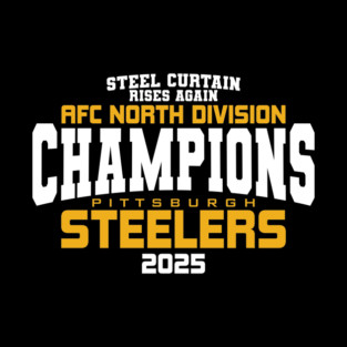 Steelers AFC North Champs 2025 Sticker