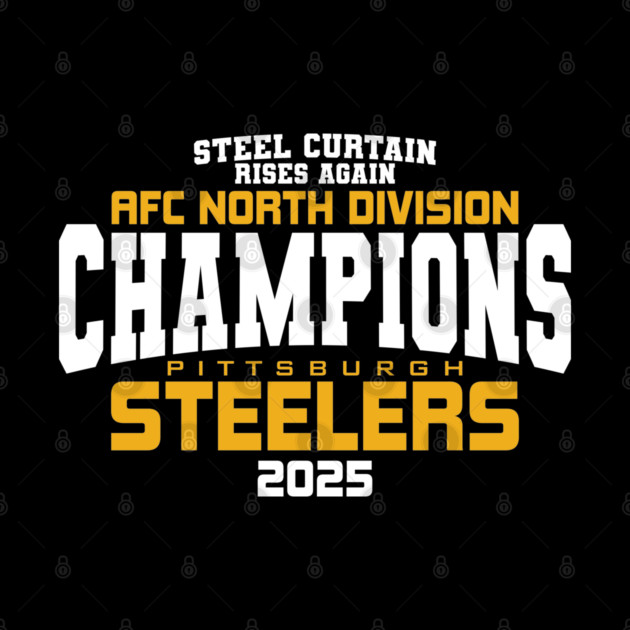 Steelers AFC North Champs 2025 by Nagorniak