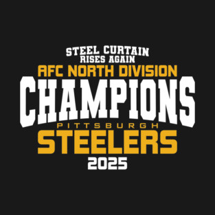 Steelers AFC North Champs 2025 Shorts