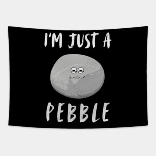 I'm Just a Pebble Funny Tapestry