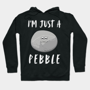 I'm Just a Pebble Funny Hoodie