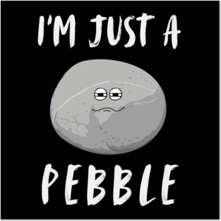 I'm Just a Pebble Funny Posters and Art