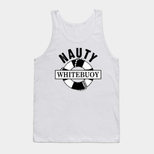Nauty White Buoy Tank Top