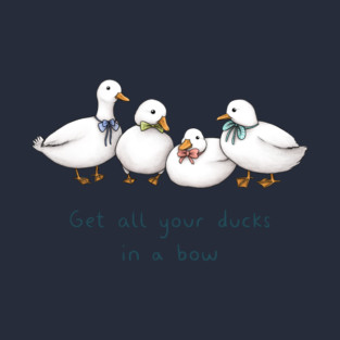 Ducks in a Bow T-Shirt