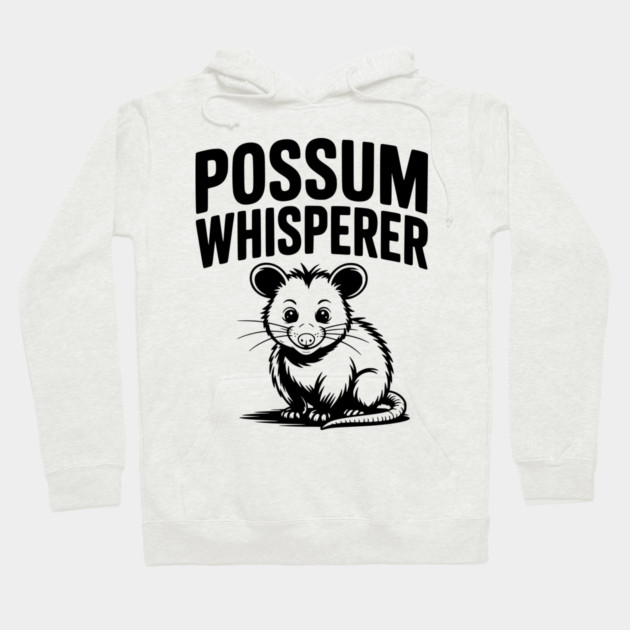 Possum Whisperer Hoodie by Frank Ring