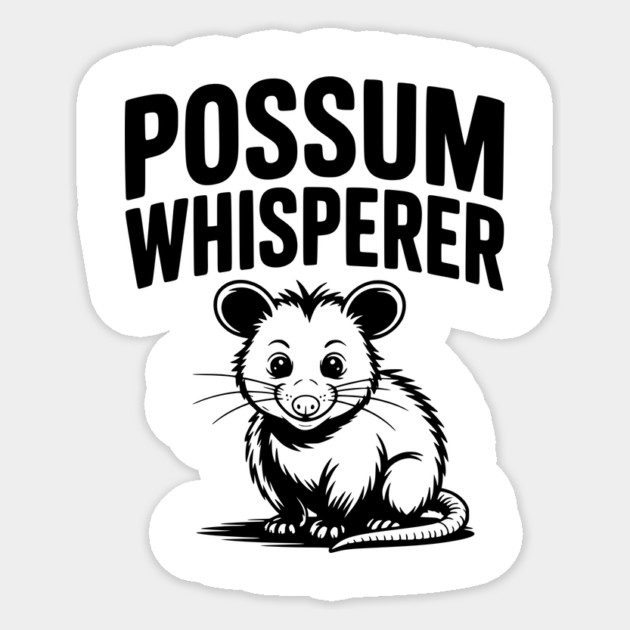 Possum Whisperer Sticker by Frank Ring