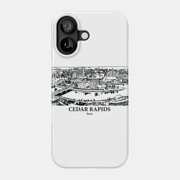 Cedar Rapids - Iowa Phone Case by Lakeric