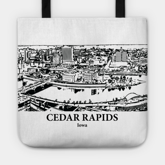Cedar Rapids - Iowa Tote by Lakeric