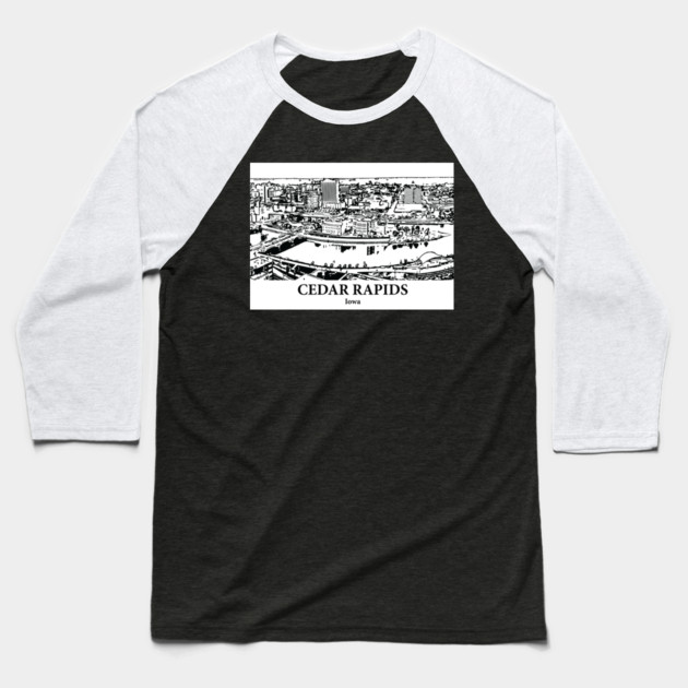 Cedar Rapids - Iowa Baseball T-Shirt by Lakeric