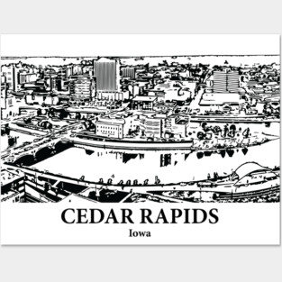 Cedar Rapids - Iowa Posters and Art