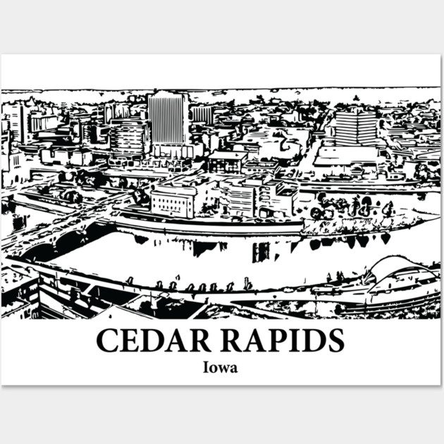 Cedar Rapids - Iowa Wall Art by Lakeric