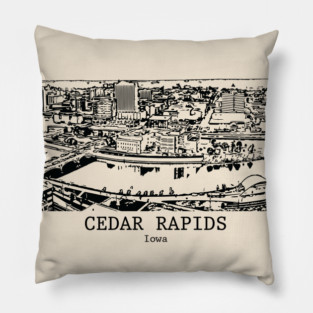Cedar Rapids - Iowa Pillow
