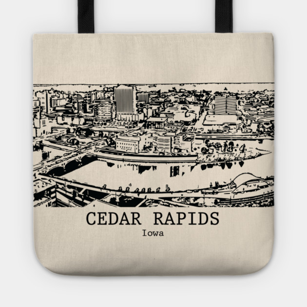 Cedar Rapids - Iowa Tote by Lakeric