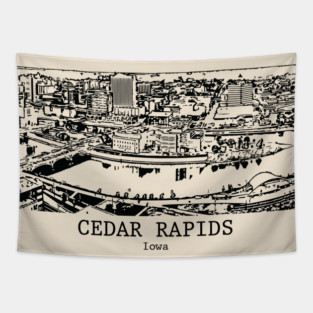 Cedar Rapids - Iowa Tapestry