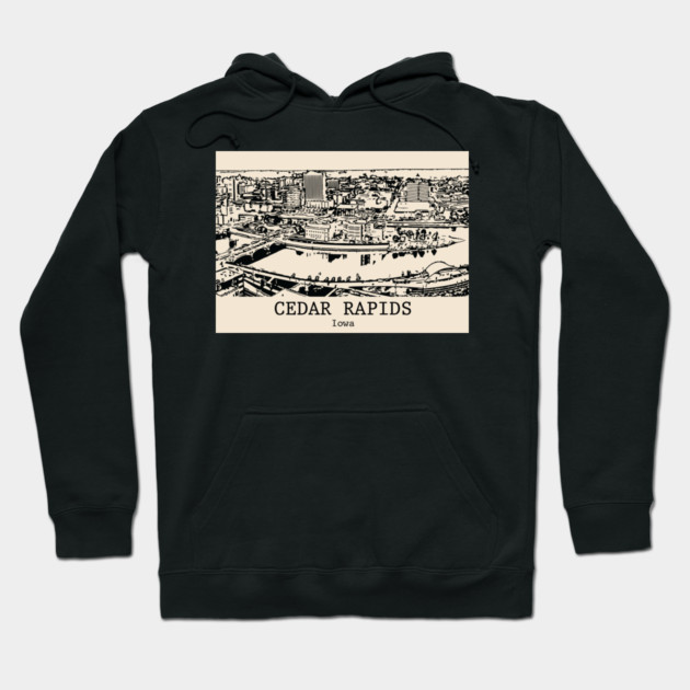 Cedar Rapids - Iowa Hoodie by Lakeric