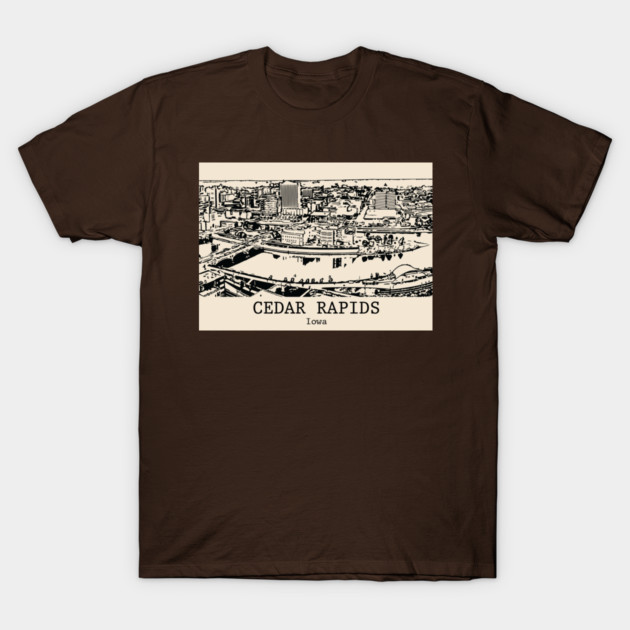 Cedar Rapids - Iowa T-Shirt by Lakeric