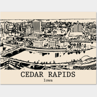 Cedar Rapids - Iowa Posters and Art