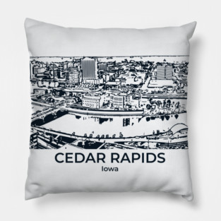 Cedar Rapids - Iowa Pillow